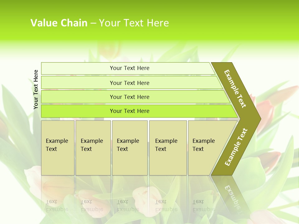 Flower Blooming Green PowerPoint Template