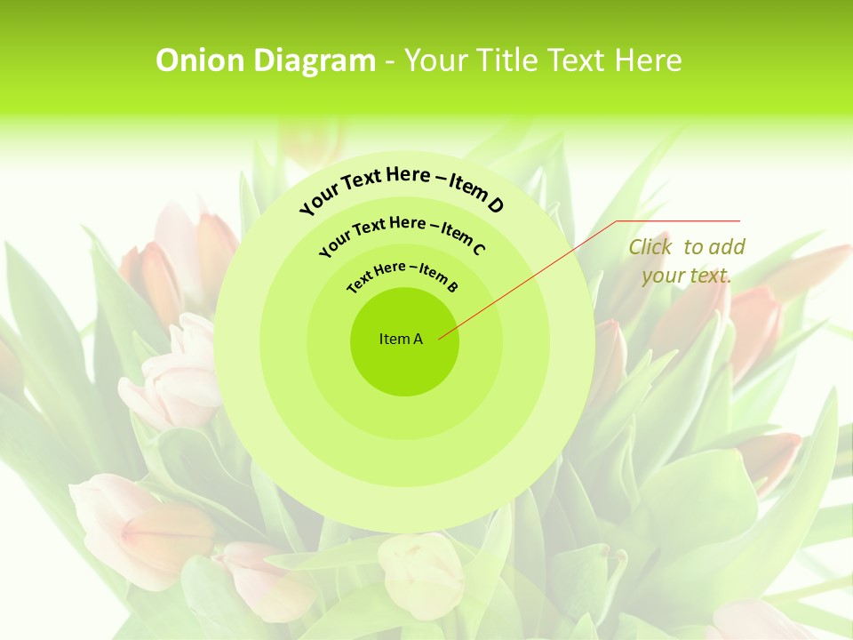 Flower Blooming Green PowerPoint Template