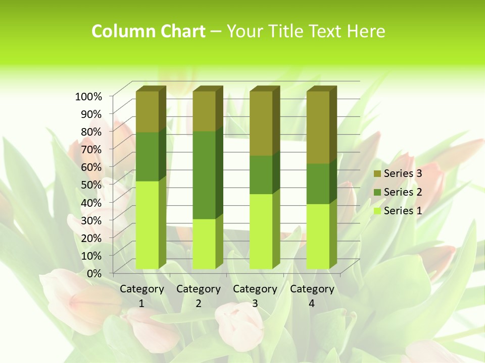 Flower Blooming Green PowerPoint Template