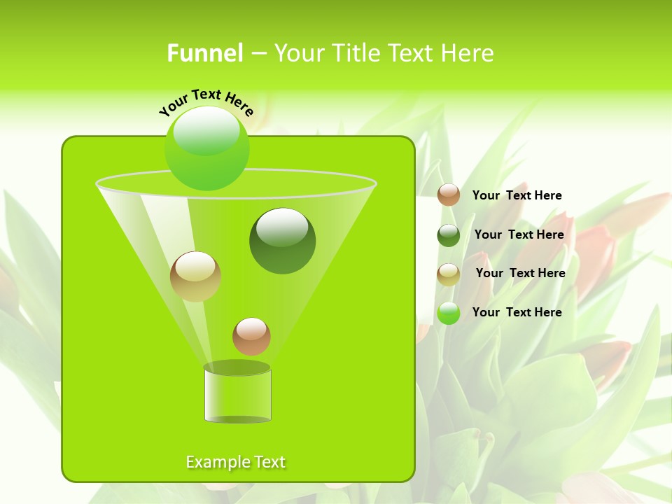 Flower Blooming Green PowerPoint Template
