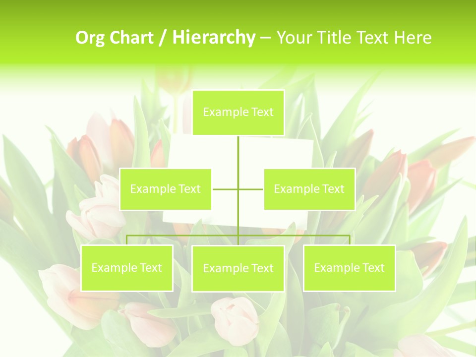 Flower Blooming Green PowerPoint Template