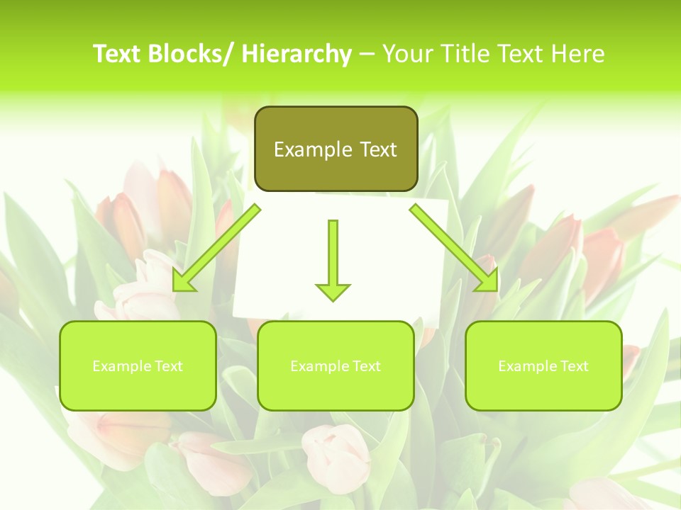 Flower Blooming Green PowerPoint Template