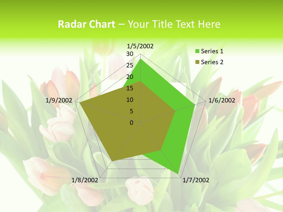 Flower Blooming Green PowerPoint Template