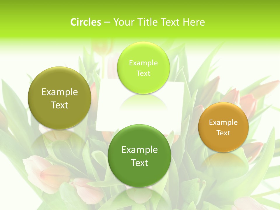 Flower Blooming Green PowerPoint Template