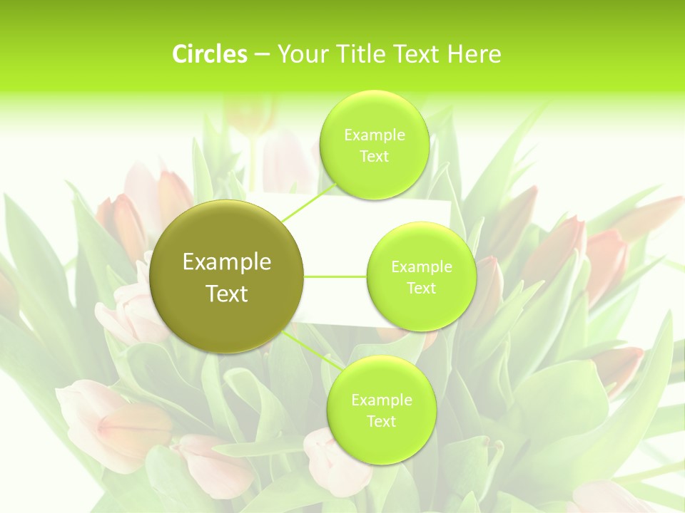 Flower Blooming Green PowerPoint Template