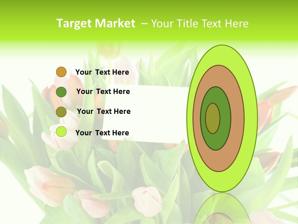 Flower Blooming Green PowerPoint Template