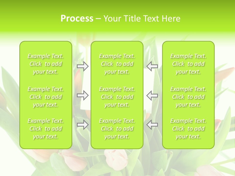 Flower Blooming Green PowerPoint Template
