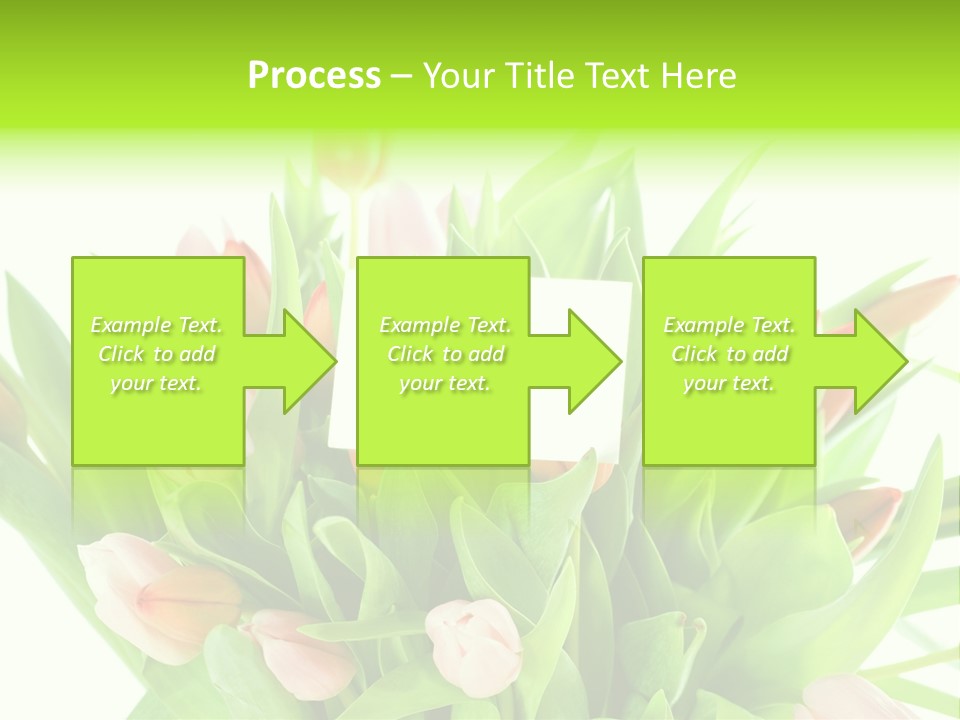 Flower Blooming Green PowerPoint Template