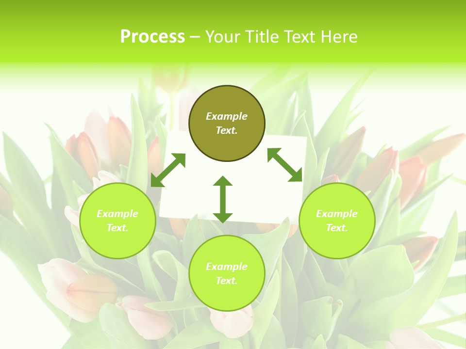 Flower Blooming Green PowerPoint Template