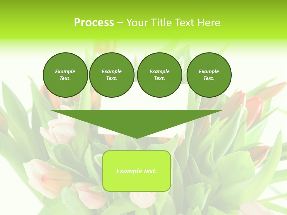 Flower Blooming Green PowerPoint Template