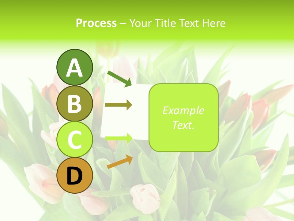 Flower Blooming Green PowerPoint Template