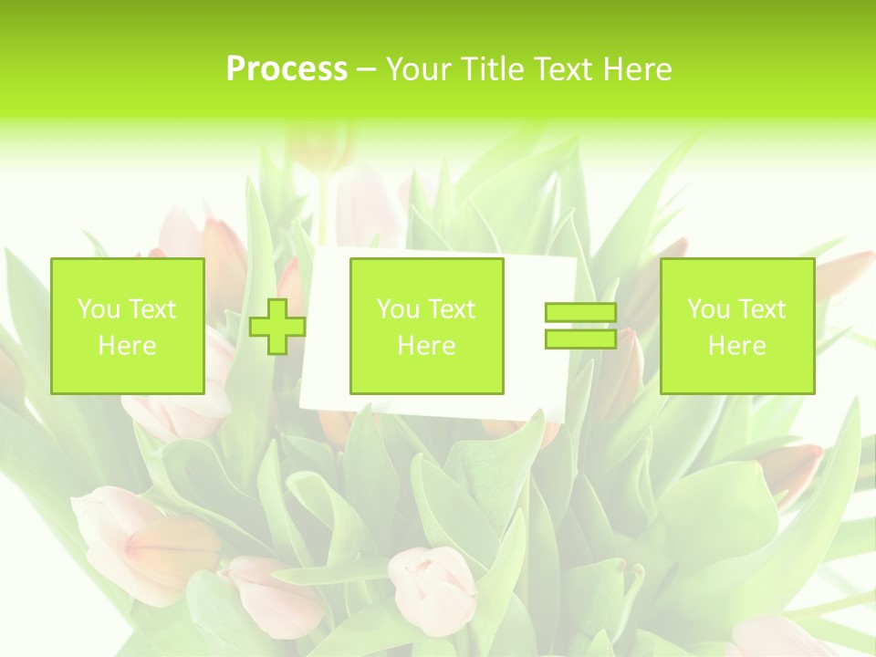 Flower Blooming Green PowerPoint Template