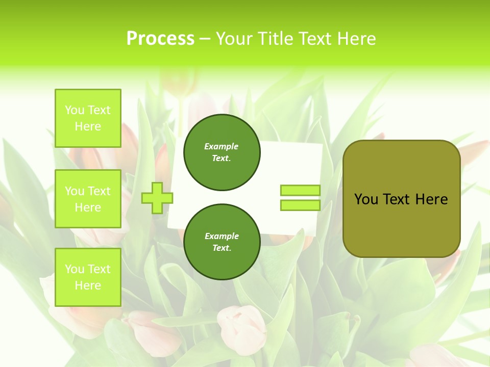 Flower Blooming Green PowerPoint Template
