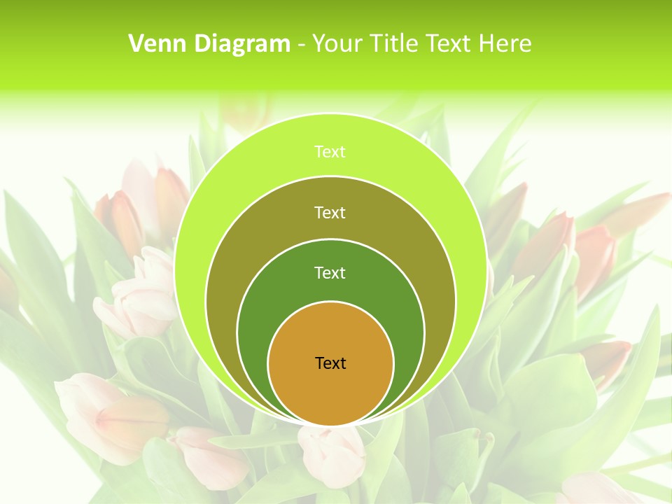 Flower Blooming Green PowerPoint Template