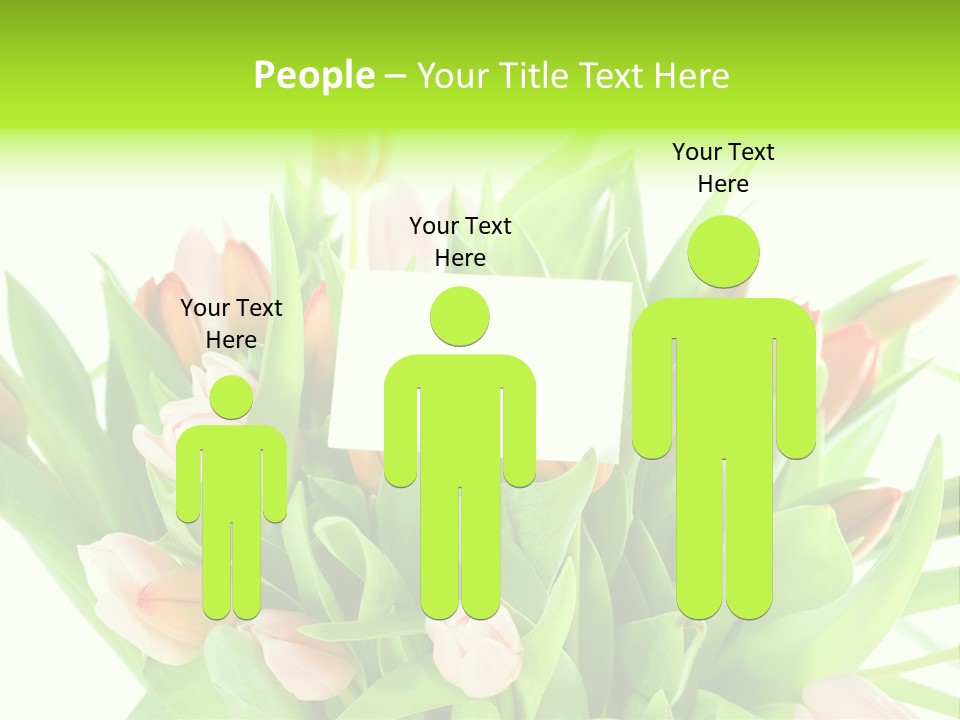 Flower Blooming Green PowerPoint Template