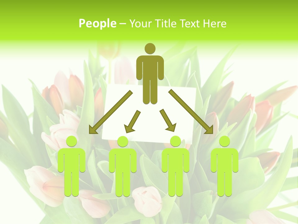 Flower Blooming Green PowerPoint Template