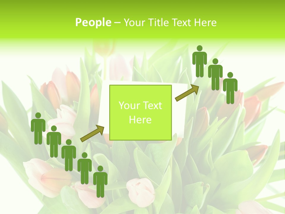 Flower Blooming Green PowerPoint Template