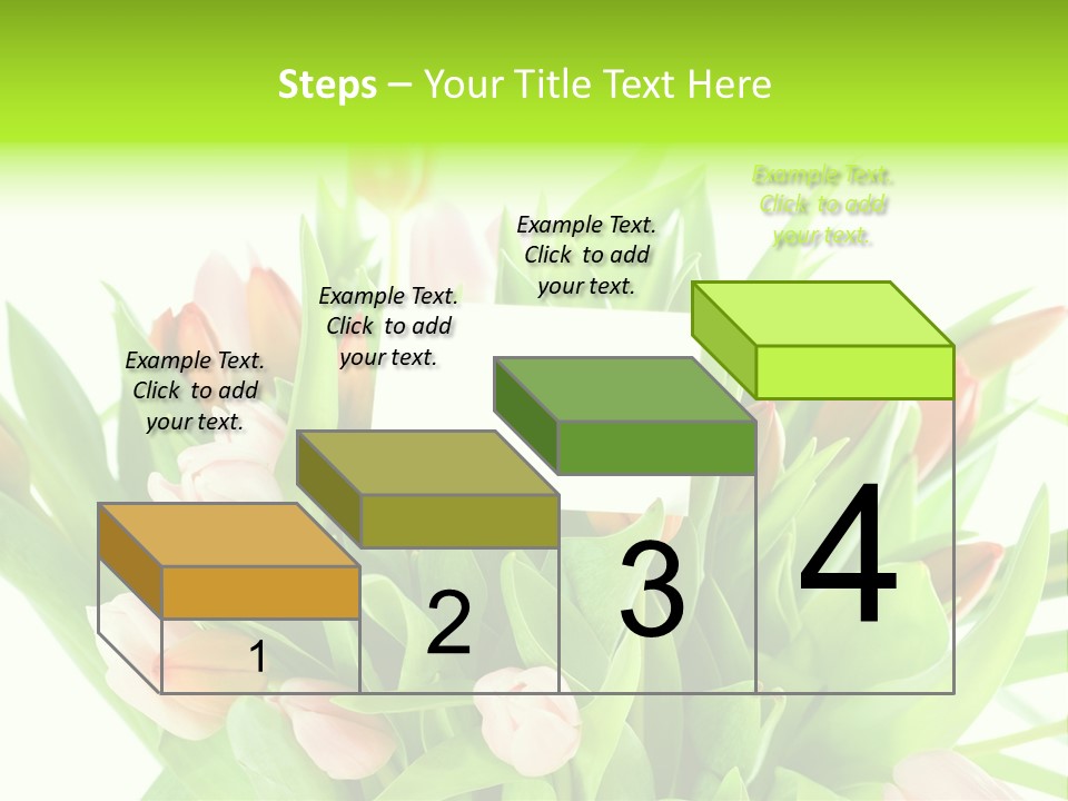 Flower Blooming Green PowerPoint Template