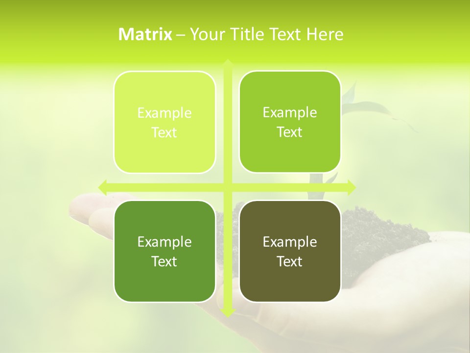 Conceptual Grower Grow PowerPoint Template