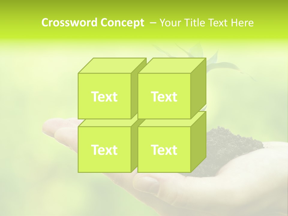 Conceptual Grower Grow PowerPoint Template