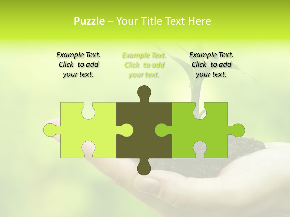 Conceptual Grower Grow PowerPoint Template