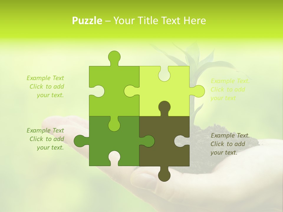 Conceptual Grower Grow PowerPoint Template