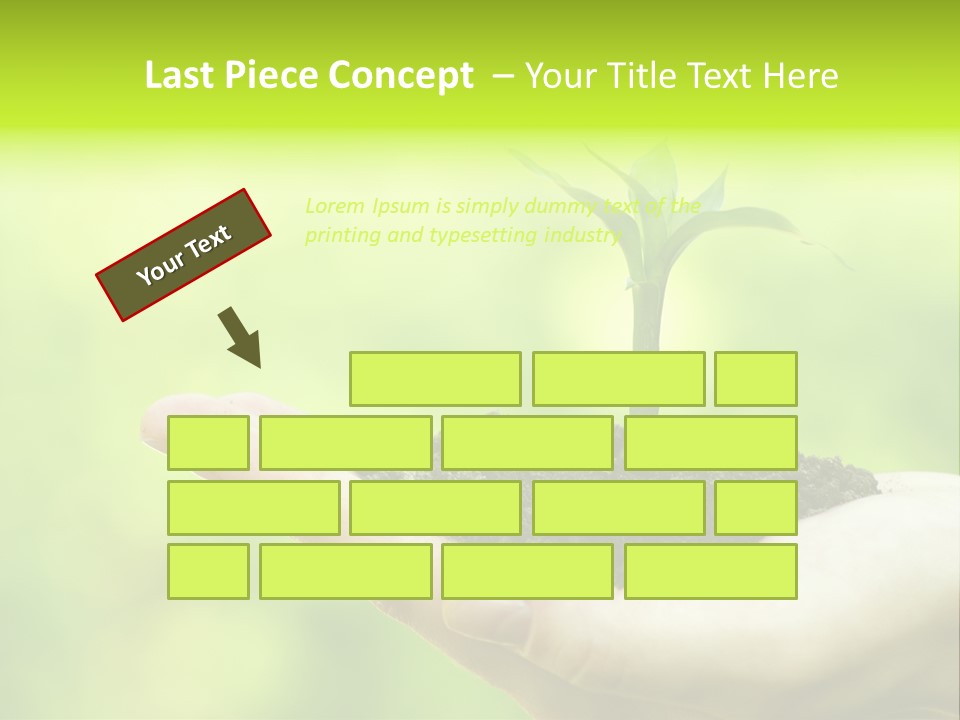 Conceptual Grower Grow PowerPoint Template