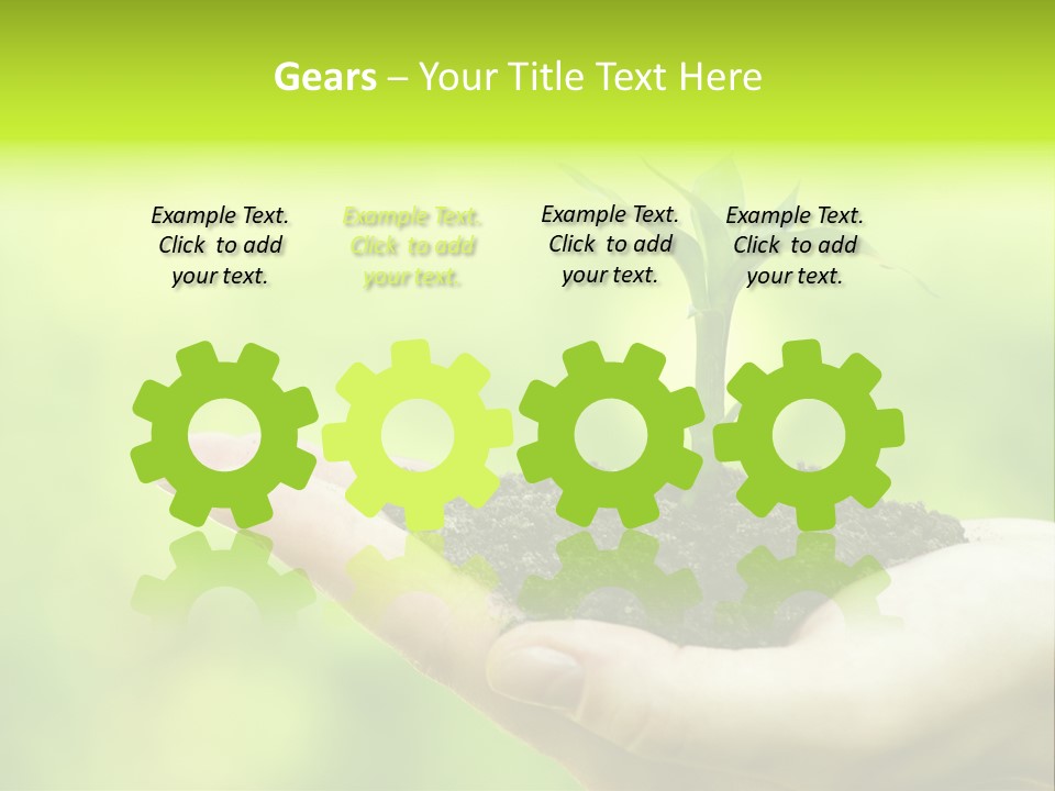 Conceptual Grower Grow PowerPoint Template