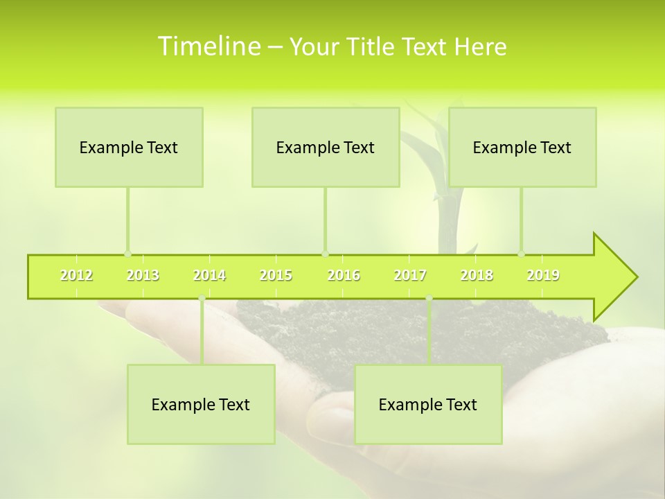 Conceptual Grower Grow PowerPoint Template