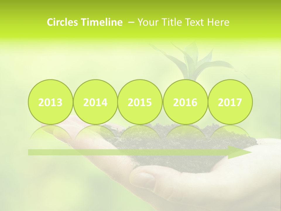 Conceptual Grower Grow PowerPoint Template