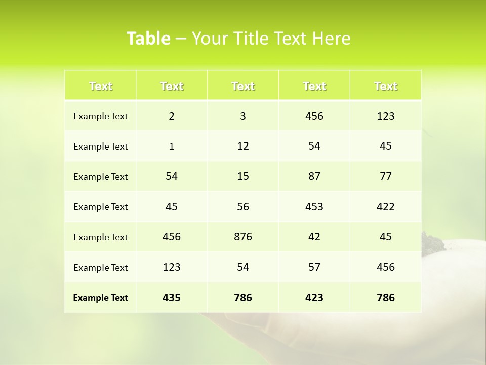 Conceptual Grower Grow PowerPoint Template