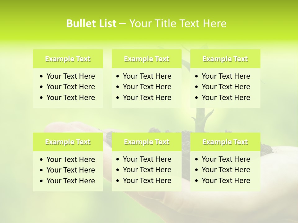 Conceptual Grower Grow PowerPoint Template