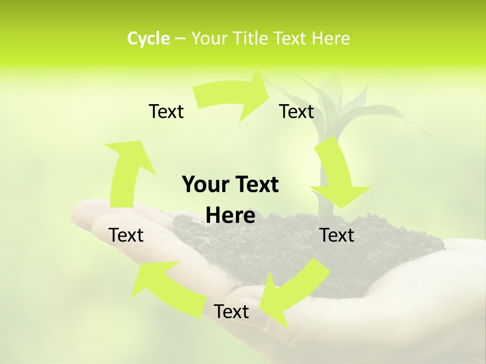Conceptual Grower Grow PowerPoint Template
