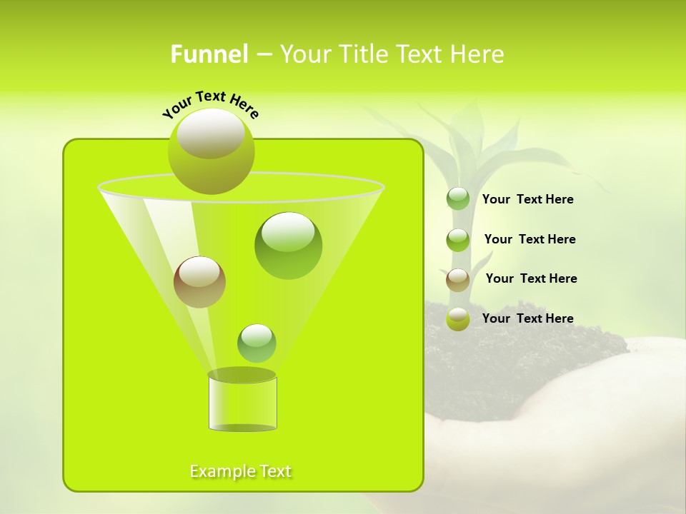 Conceptual Grower Grow PowerPoint Template