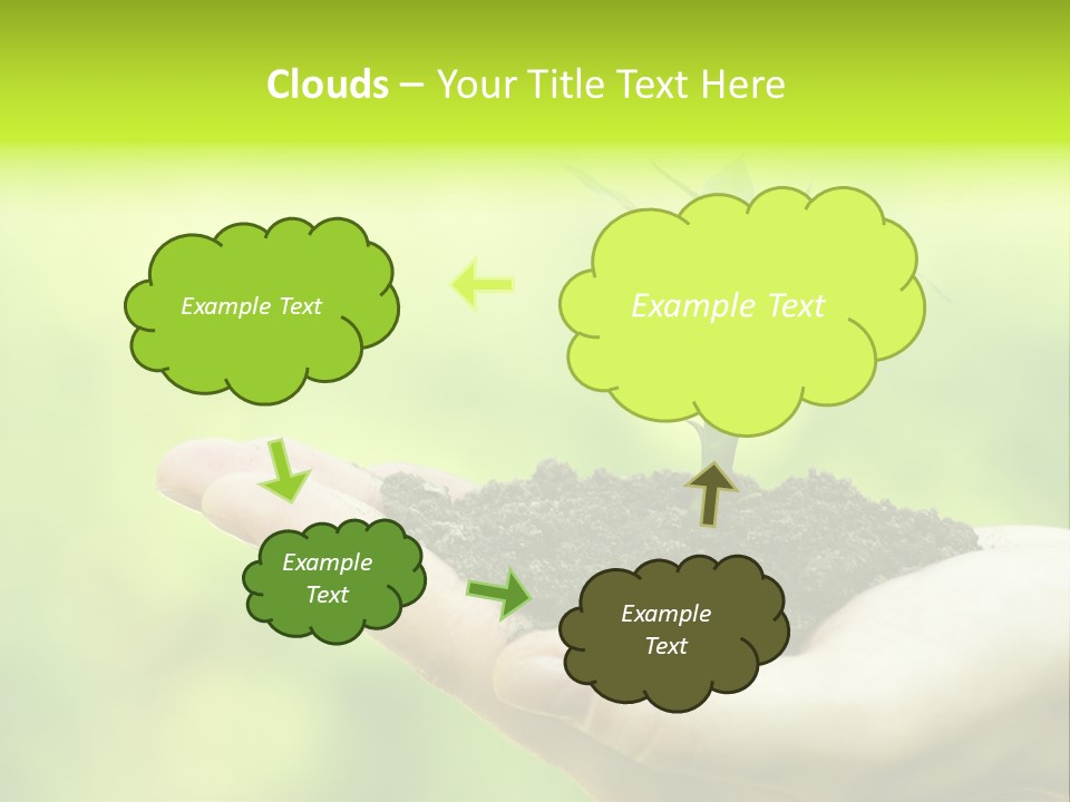 Conceptual Grower Grow PowerPoint Template