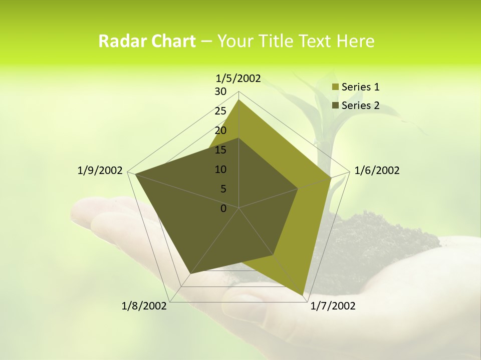 Conceptual Grower Grow PowerPoint Template