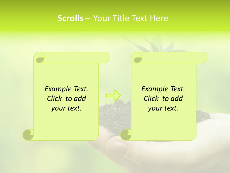 Conceptual Grower Grow PowerPoint Template