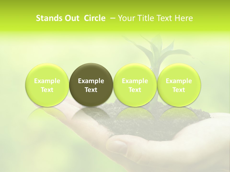 Conceptual Grower Grow PowerPoint Template