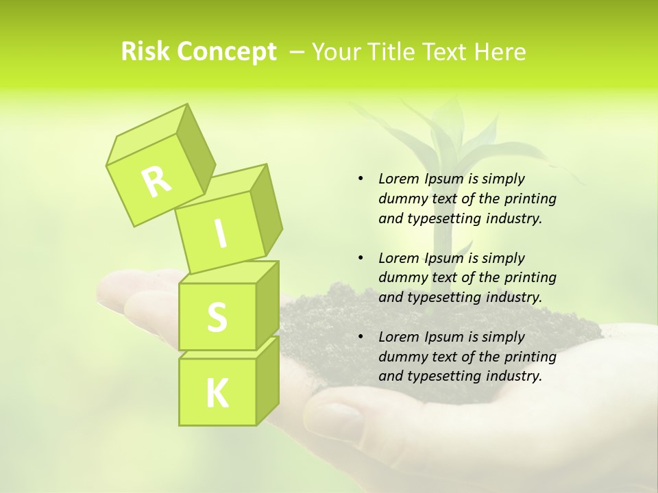 Conceptual Grower Grow PowerPoint Template