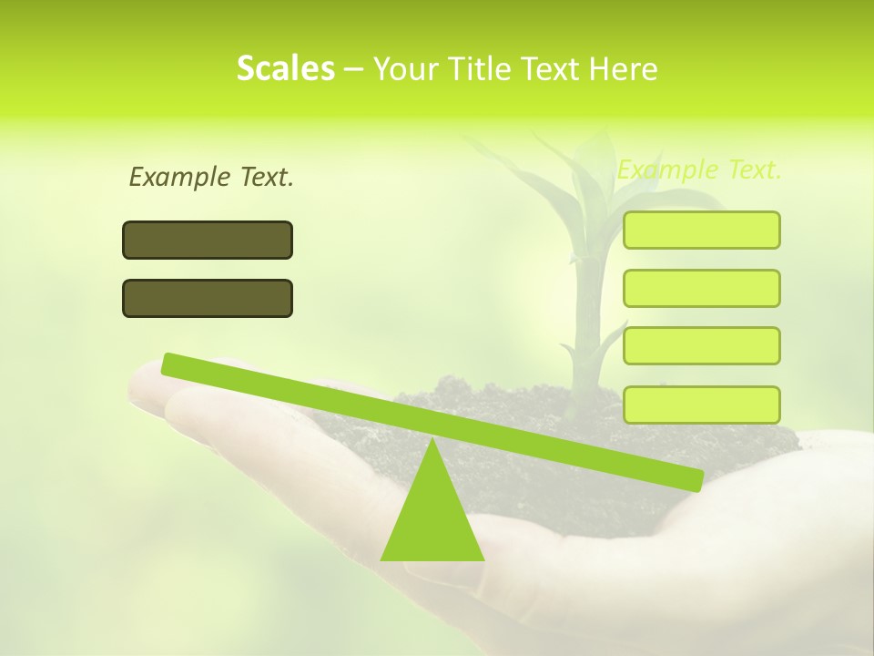 Conceptual Grower Grow PowerPoint Template