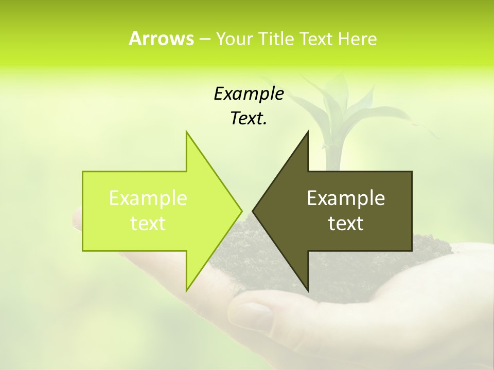 Conceptual Grower Grow PowerPoint Template