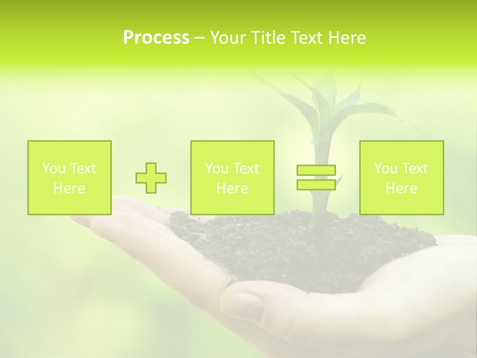 Conceptual Grower Grow PowerPoint Template