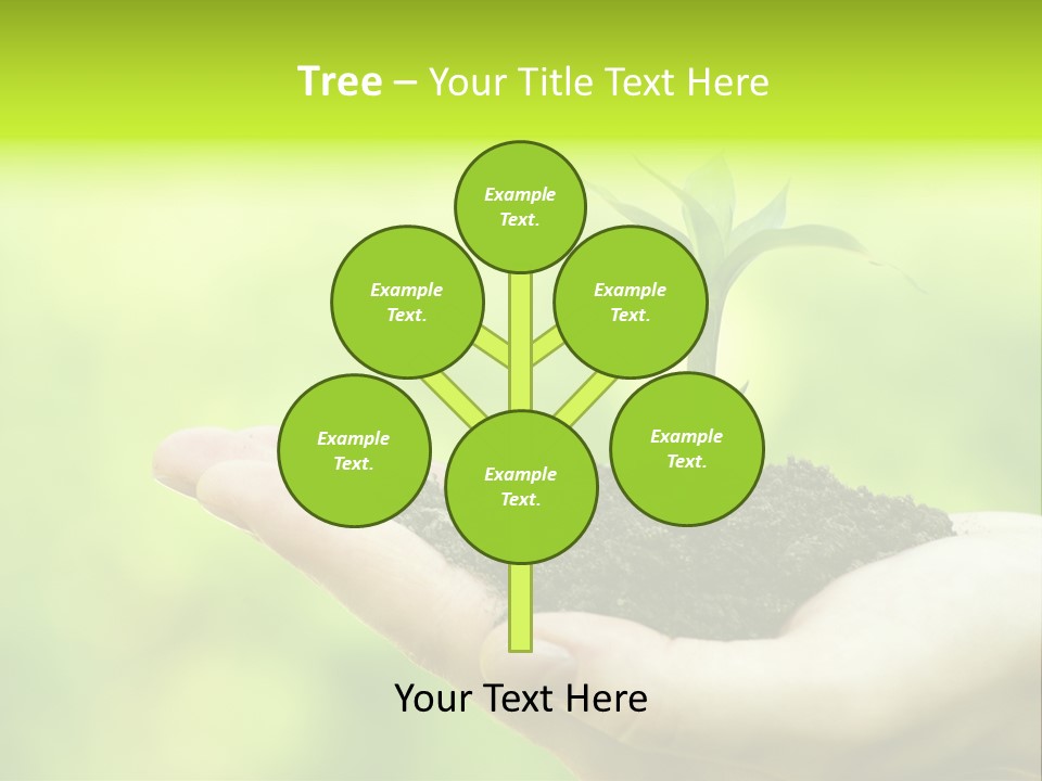 Conceptual Grower Grow PowerPoint Template