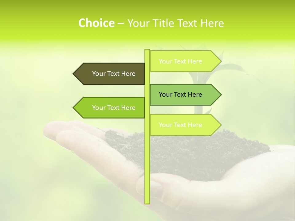 Conceptual Grower Grow PowerPoint Template