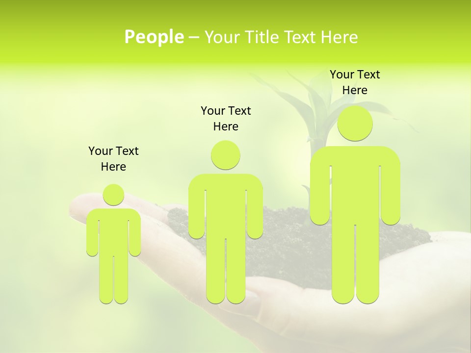 Conceptual Grower Grow PowerPoint Template