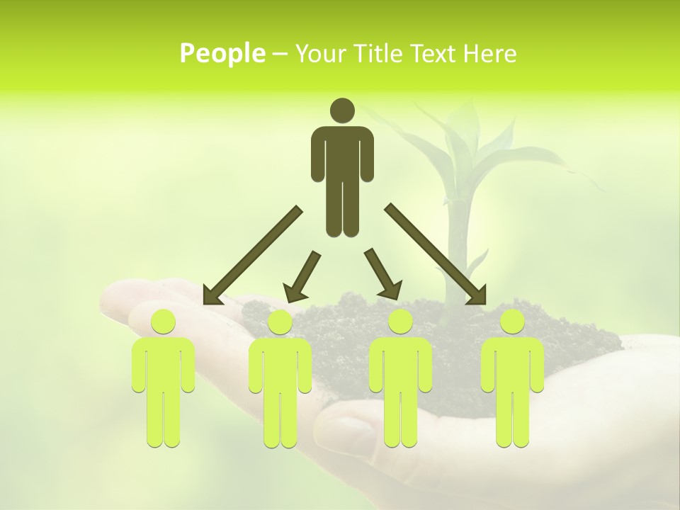 Conceptual Grower Grow PowerPoint Template