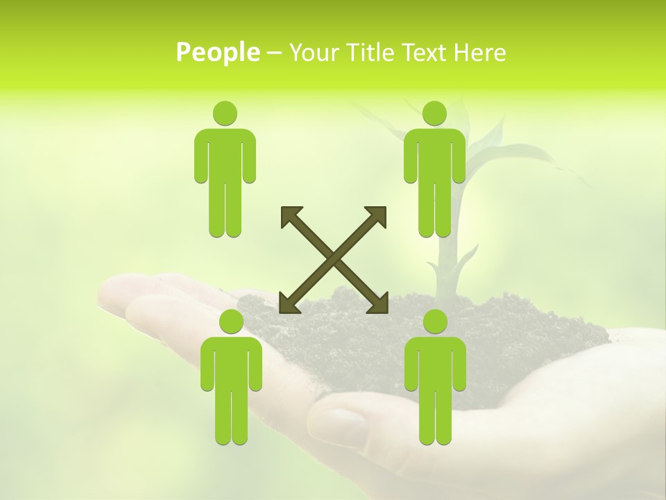 Conceptual Grower Grow PowerPoint Template