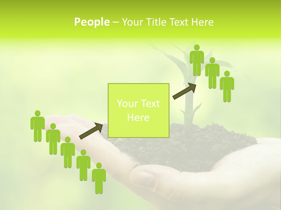 Conceptual Grower Grow PowerPoint Template