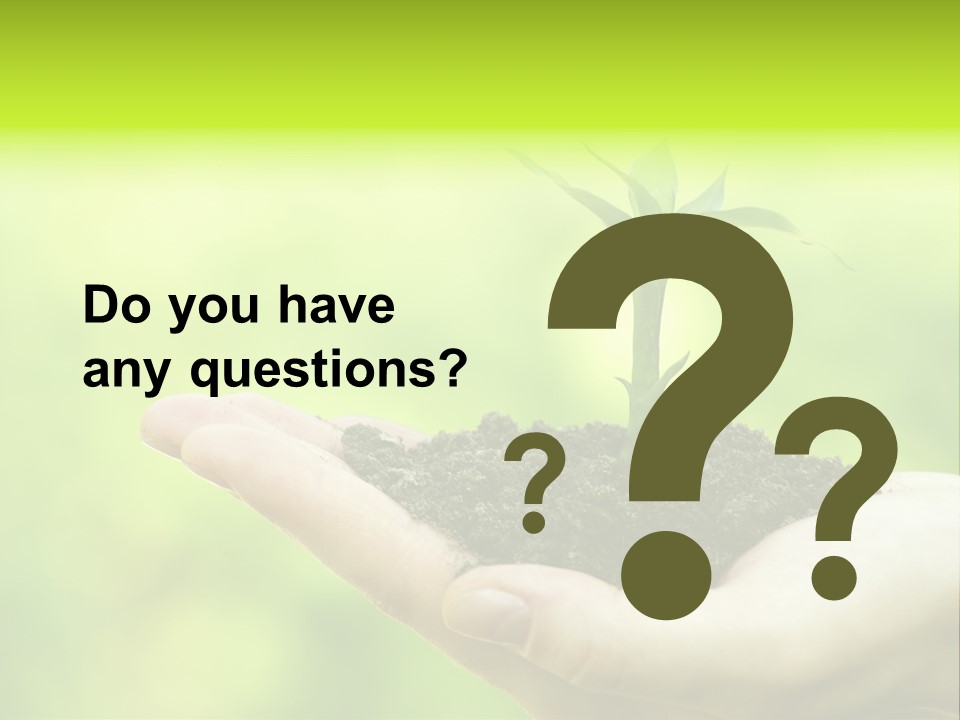 Conceptual Grower Grow PowerPoint Template