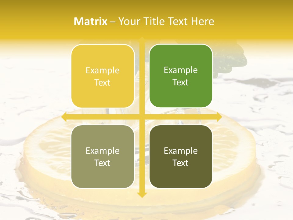 Citrus Cold Tropical PowerPoint Template